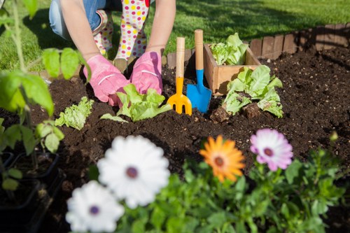Recycling and sustainability practices in a Camberwell garden service