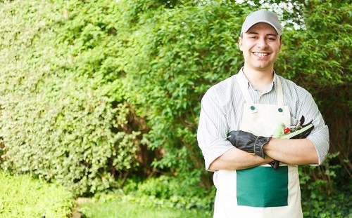 Sustainable garden maintenance with recycled green waste